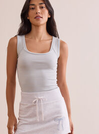Bow Moment Lounge Skort - TULLABEE