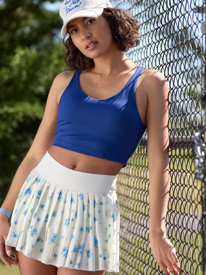 Going Pro Floral Pleated Skort - TULLABEE