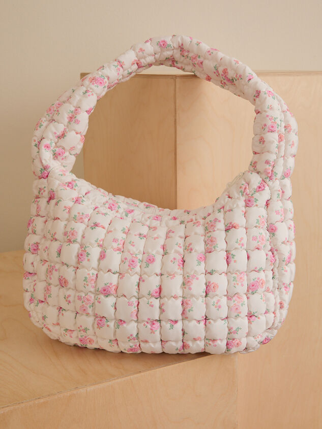 Proficient Floral Quilted Puffer Shoulder Bag Detail 4 - TULLABEE