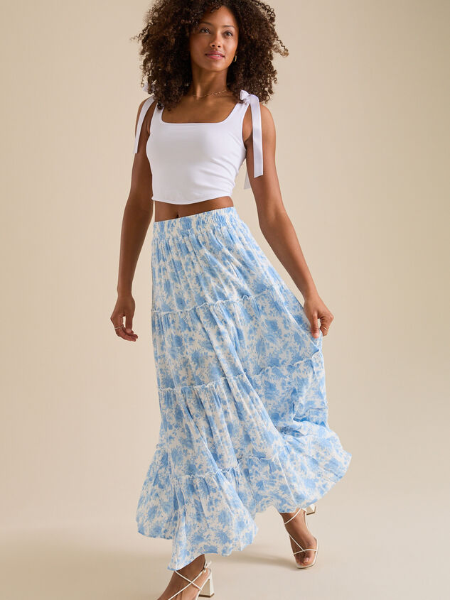 Bianca Tie Shoulder Tank Top Detail 3 - TULLABEE