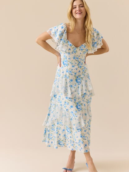 Maggie Floral Maxi Dress - TULLABEE