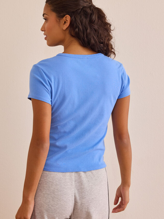 Sunshine and Books Baby Tee Detail 5 - TULLABEE