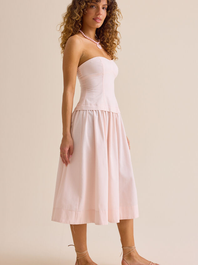 Melusine Midi Dress Detail 4 - TULLABEE