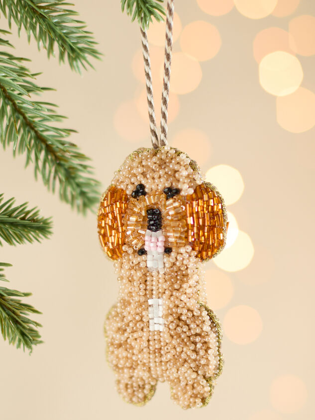 Dog Beaded Ornament - TULLABEE