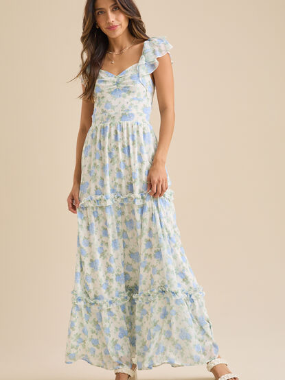 Christina Floral Maxi Dress - TULLABEE