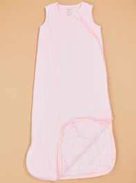 Harper Gingham Sleep Bag Detail 2 - TULLABEE