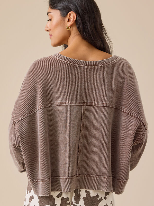 Cassidy Boxy Thermal Top Detail 4 - TULLABEE