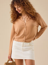 Harper Button Up Cardigan Detail 2 - TULLABEE
