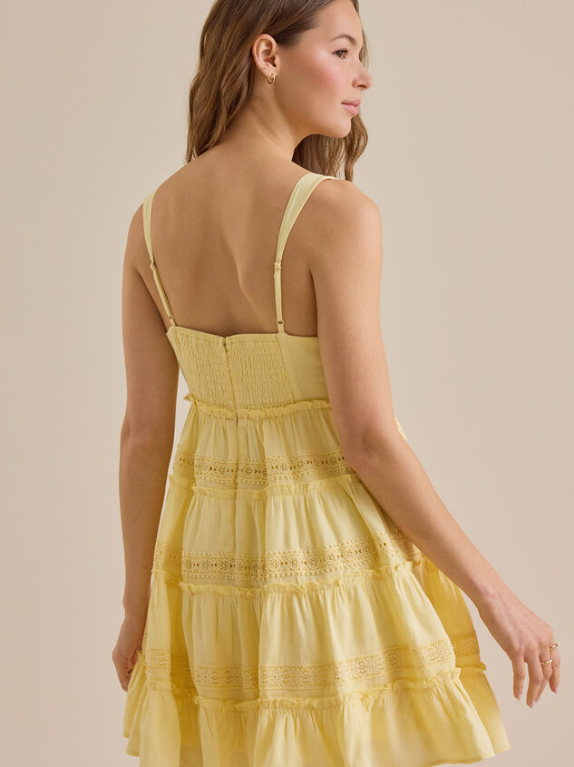 Alba Mini Dress Detail 4 - TULLABEE