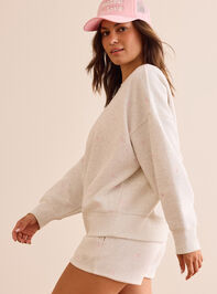 Sweet Escape Bow Sweatshirt Detail 4 - TULLABEE