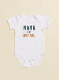 Mama is My Best Girl Romper Detail 2 - TULLABEE