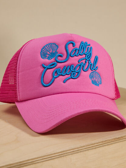 Salty Cowgirl Trucker Hat - TULLABEE