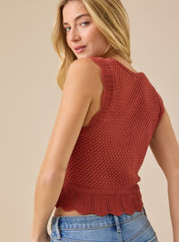 Josephina Scalloped Tank Detail 5 - TULLABEE