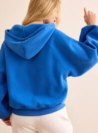 Endurance Balloon Sleeve Hooded Pullover Detail 5 - TULLABEE
