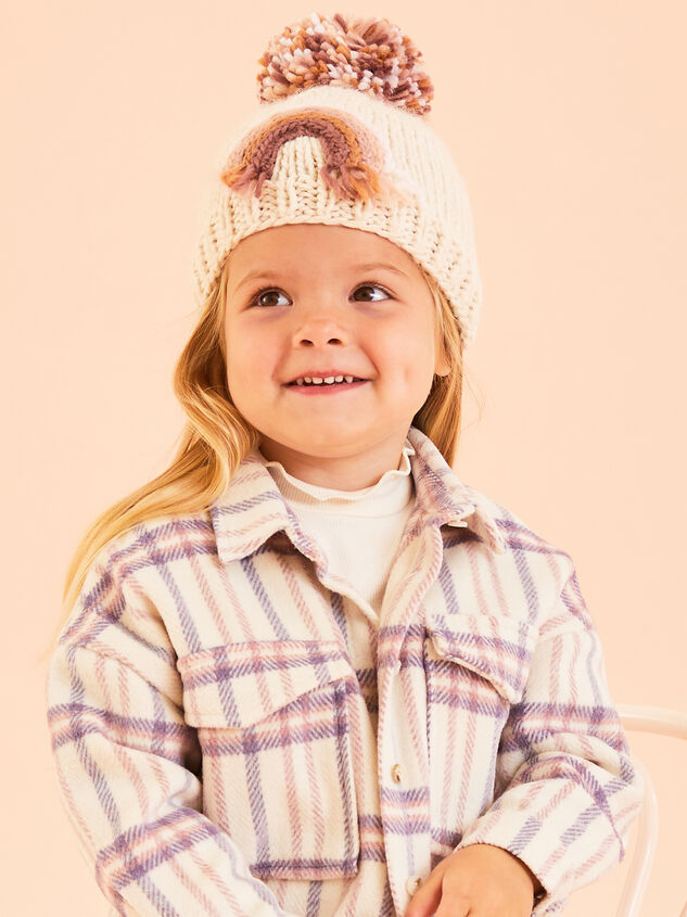 Rainbow Knit Pom Beanie - TULLABEE