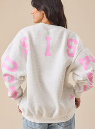 Jesus Is King Pullover Detail 2 - TULLABEE