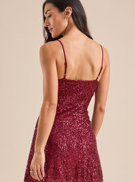 Dorothy Sequin Mini Dress Detail 3 - TULLABEE