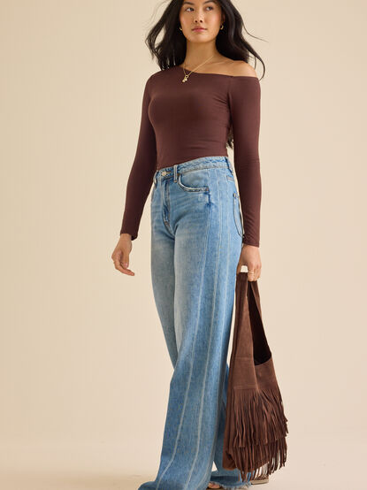 Genevieve Asymmetrical Top - TULLABEE