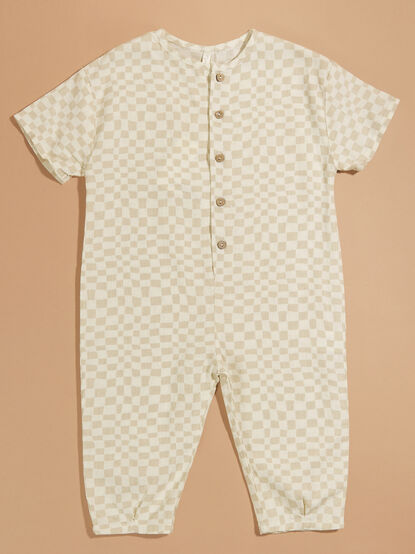Addison Checkered Jumpsuit by Rylee + Cru - TULLABEE