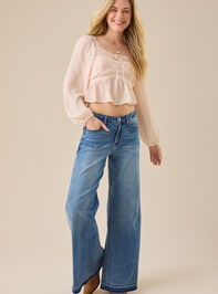 Birdie Lace Blouse Detail 2 - TULLABEE