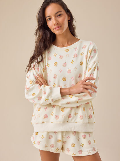 Pumpkin Bow Mama Pullover - TULLABEE