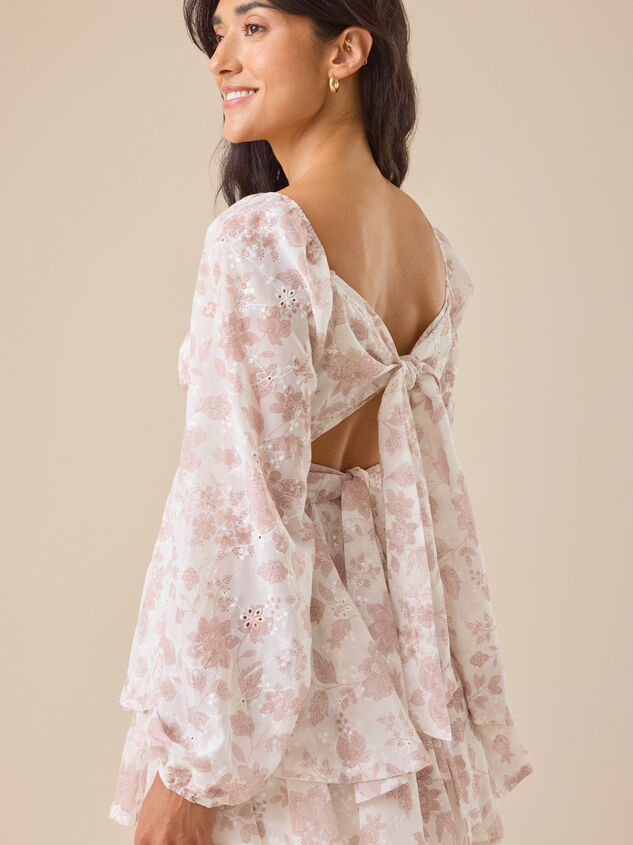 Gracie Long Sleeve Romper Detail 2 - TULLABEE