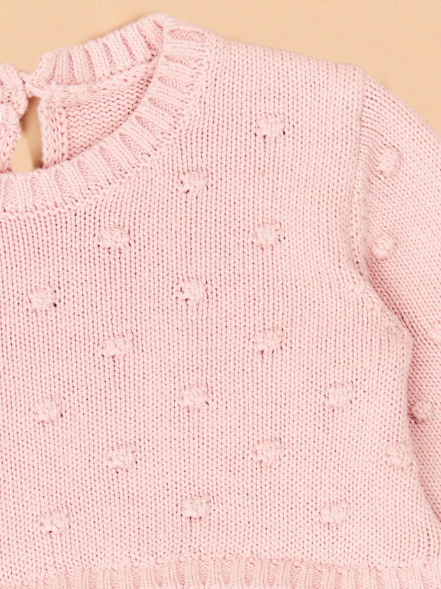 Rose Bear Popcorn Dress Set Detail 2 - TULLABEE