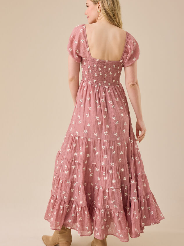 Madison Floral Maxi Dress Detail 5 - TULLABEE