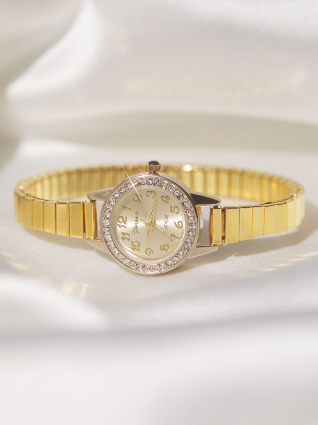 Crystal Stretch Watch Detail 2 - TULLABEE