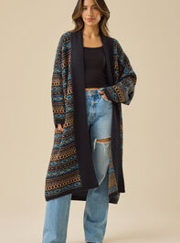 Nina Fair Isle Duster Detail 3 - TULLABEE