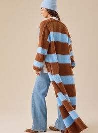 Camryn Striped Duster Detail 5 - TULLABEE