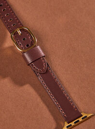 Leather Watch Band Detail 2 - TULLABEE