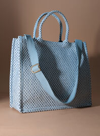 River Bend Woven Tote Bag - TULLABEE