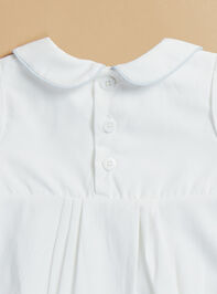Joseph Embroidered Cross Bubble by Mudpie Detail 3 - TULLABEE