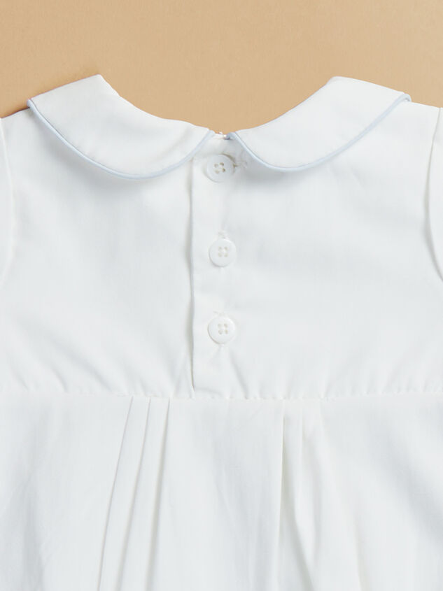 Joseph Embroidered Cross Bubble by Mudpie Detail 3 - TULLABEE