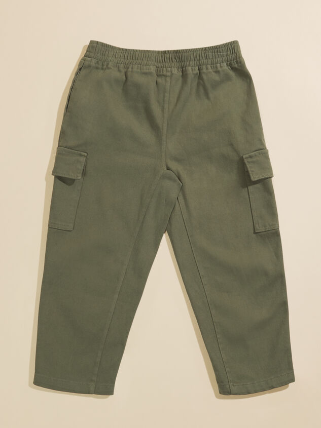 Jackson Toddler Cargo Pants Detail 2 - TULLABEE