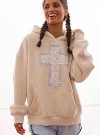 Stitched In Faith Hoodie Detail 5 - TULLABEE