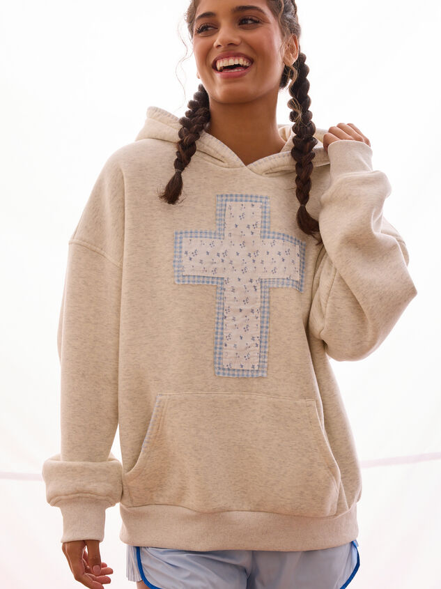 Stitched In Faith Hoodie Detail 5 - TULLABEE