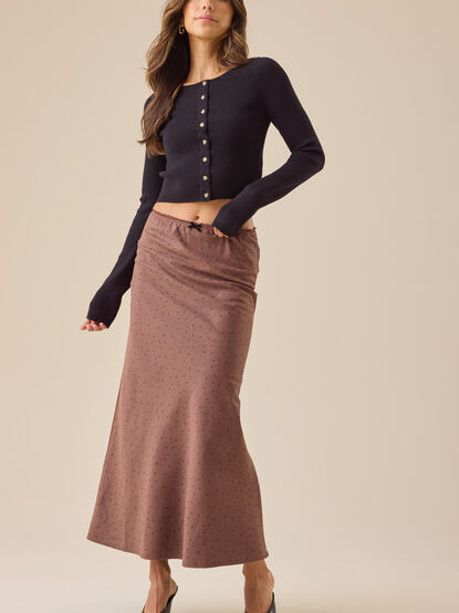 Frankie Polka Dot Midi Skirt - TULLABEE