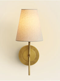 Delanney Linen Sconce Detail 3 - TULLABEE