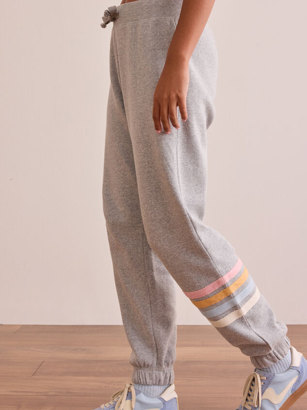 Recharge Striped Joggers Detail 4 - TULLABEE