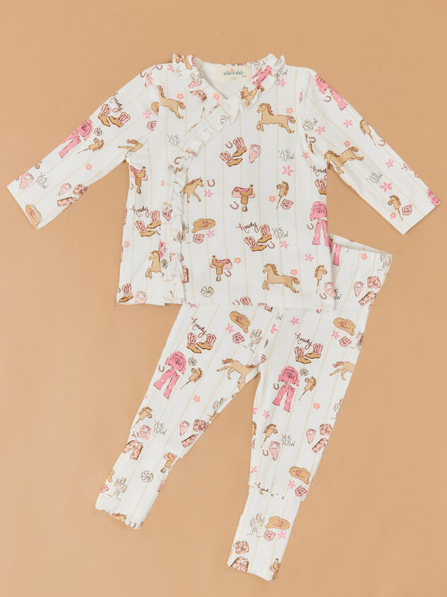 Pink Cowgirl Top and Pants Set - TULLABEE