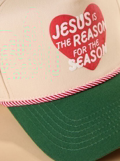 Jesus is the Reason Trucker Hat - TULLABEE