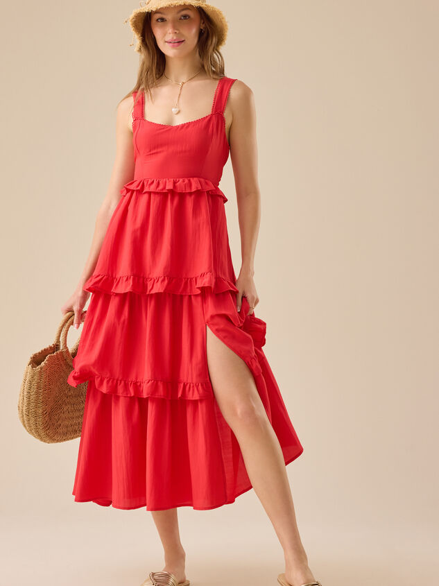 Ruby Maxi Dress Detail 4 - TULLABEE
