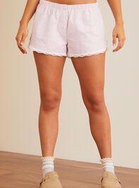 Lace Trim Boxer Shorts Detail 3 - TULLABEE