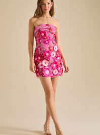 Hadley Floral Mini Dress Detail 2 - TULLABEE