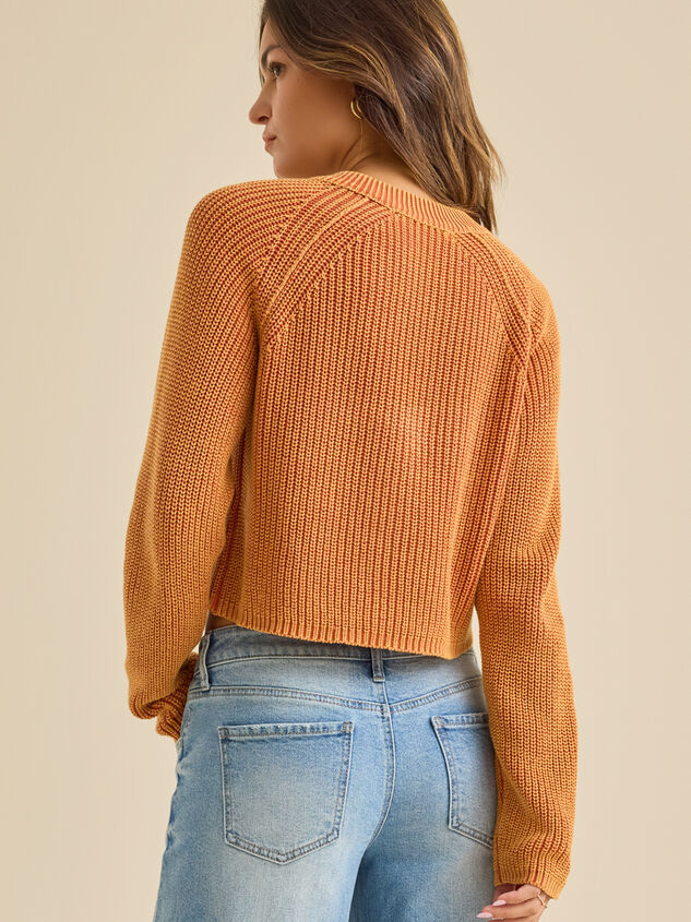 Beck Cropped Cardigan Detail 5 - TULLABEE