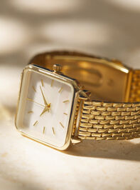 Squared Away Link Watch Detail 2 - TULLABEE