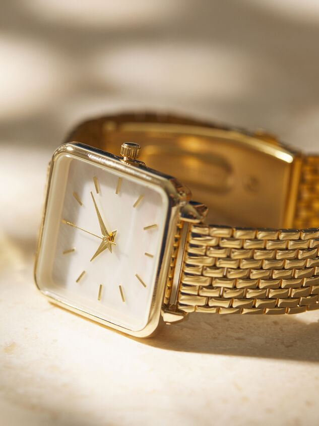 Squared Away Link Watch Detail 2 - TULLABEE