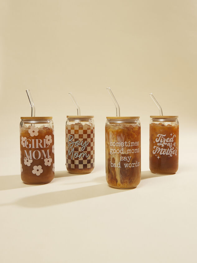 Girl Mom Latte Glass - TULLABEE